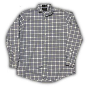 Nordstrom Men's Blue and Grey Shirt